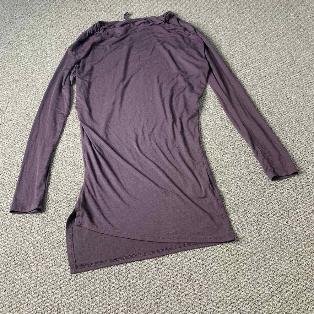 Riller & Fount Womens Dress Size 1 Purple Long Sleeves Asymmetric Hem Side Slit